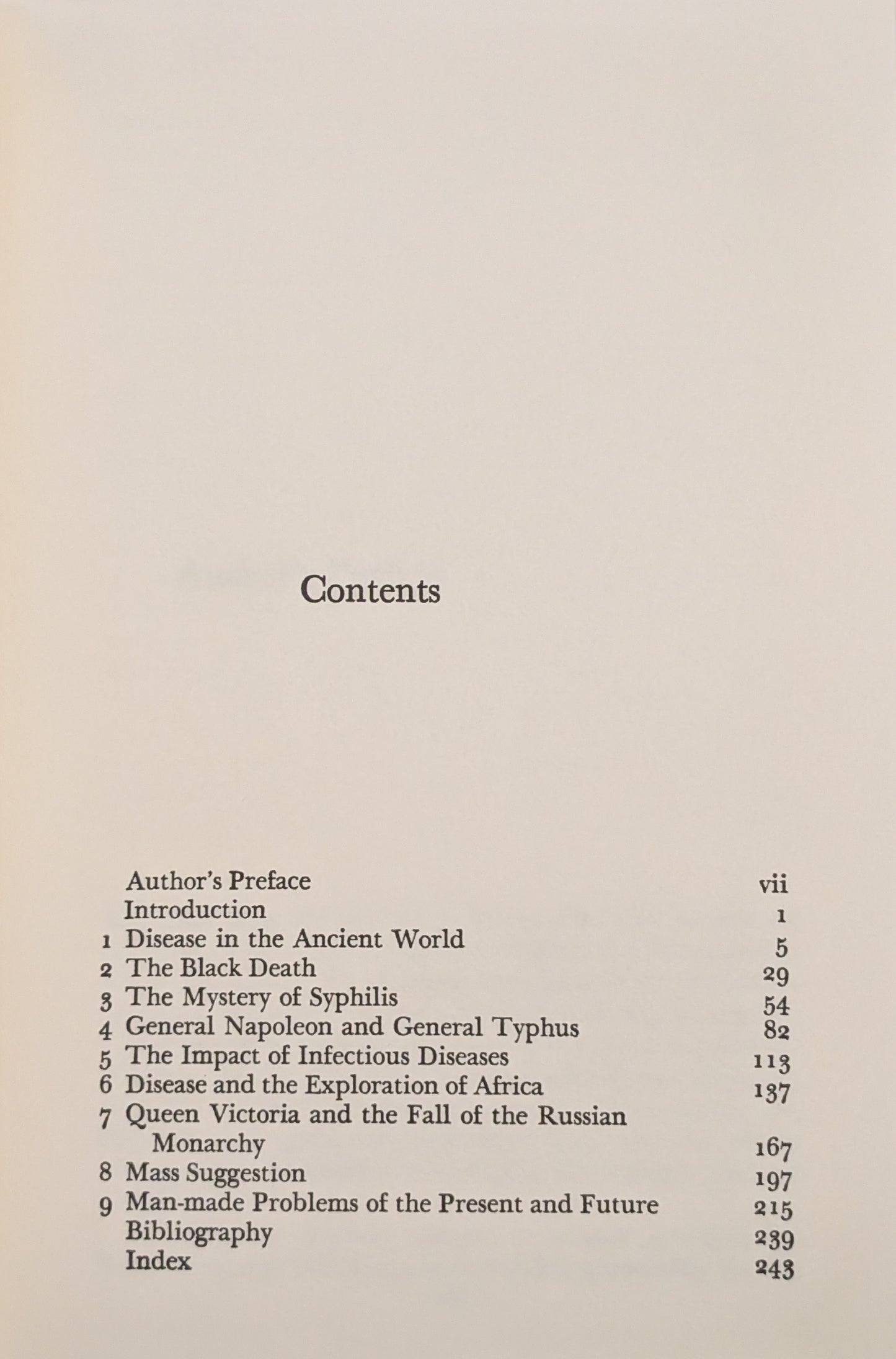 Disease and History by Frederick F. Cartwright