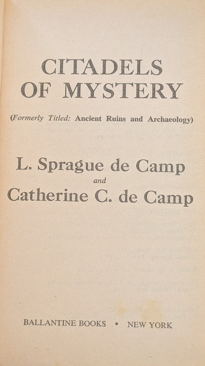 Citadels of Mystery by L.Sprague de Camp and Catherine C. de Camp