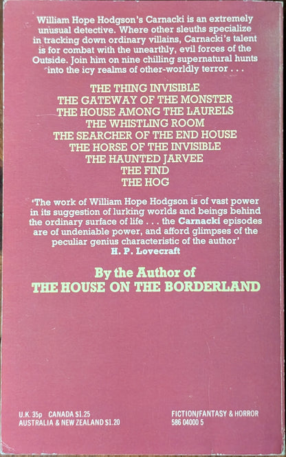 Carnacki The Ghost-Finder by William Hope Hodgson