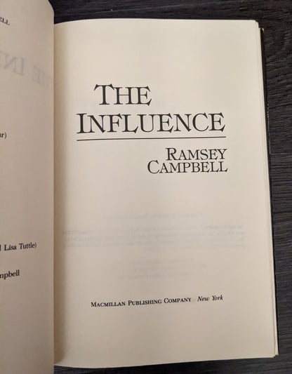 The Influence by Ramsey Campbell