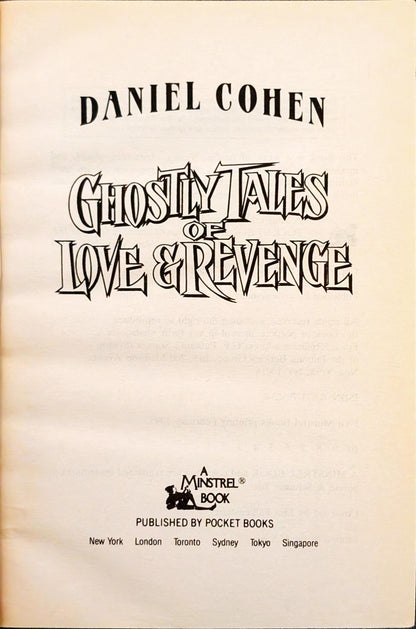 Ghostly Tales of Love & Revenge by Daniel Cohen