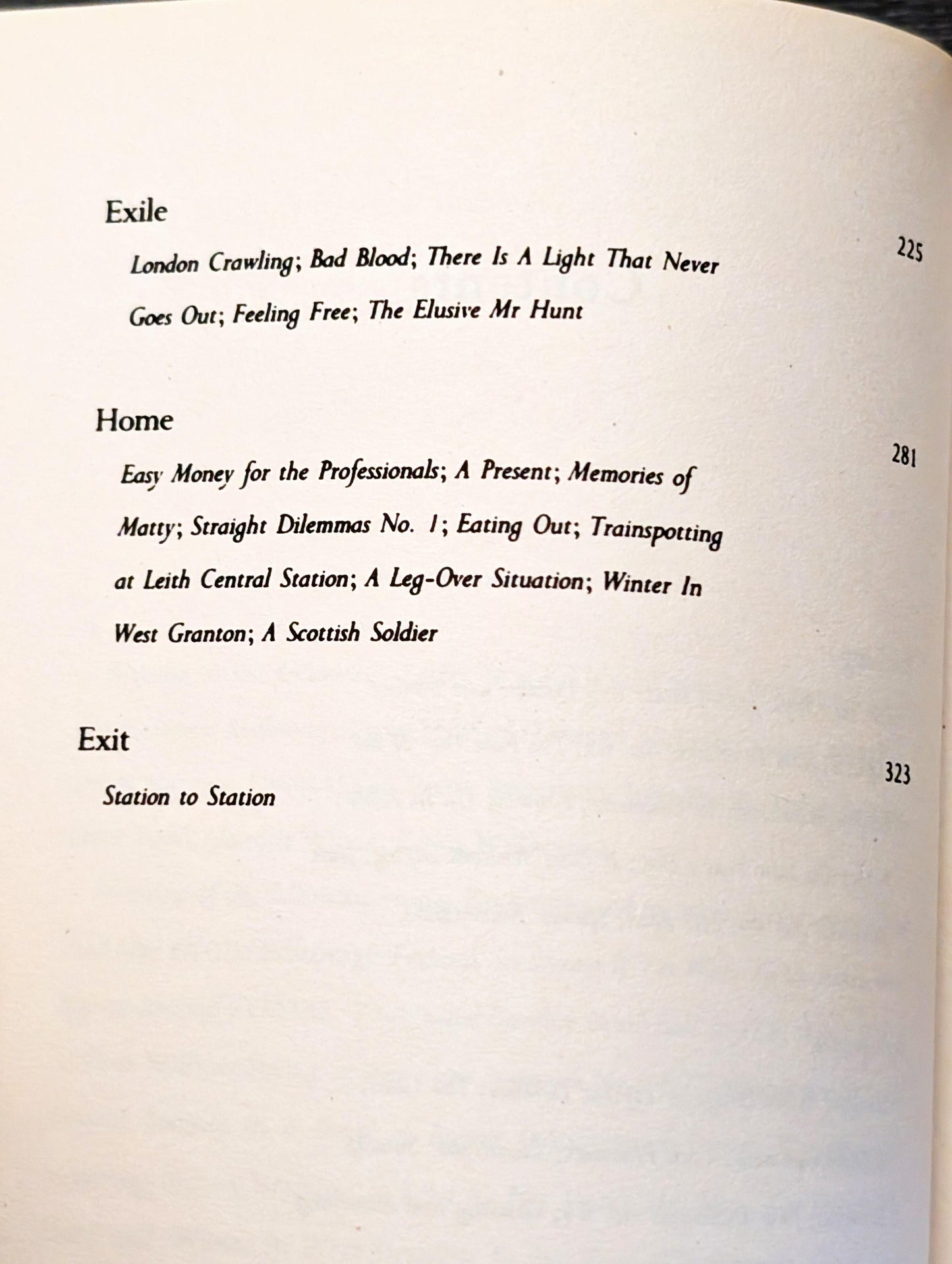 Trainspotting by Irvine Welsh