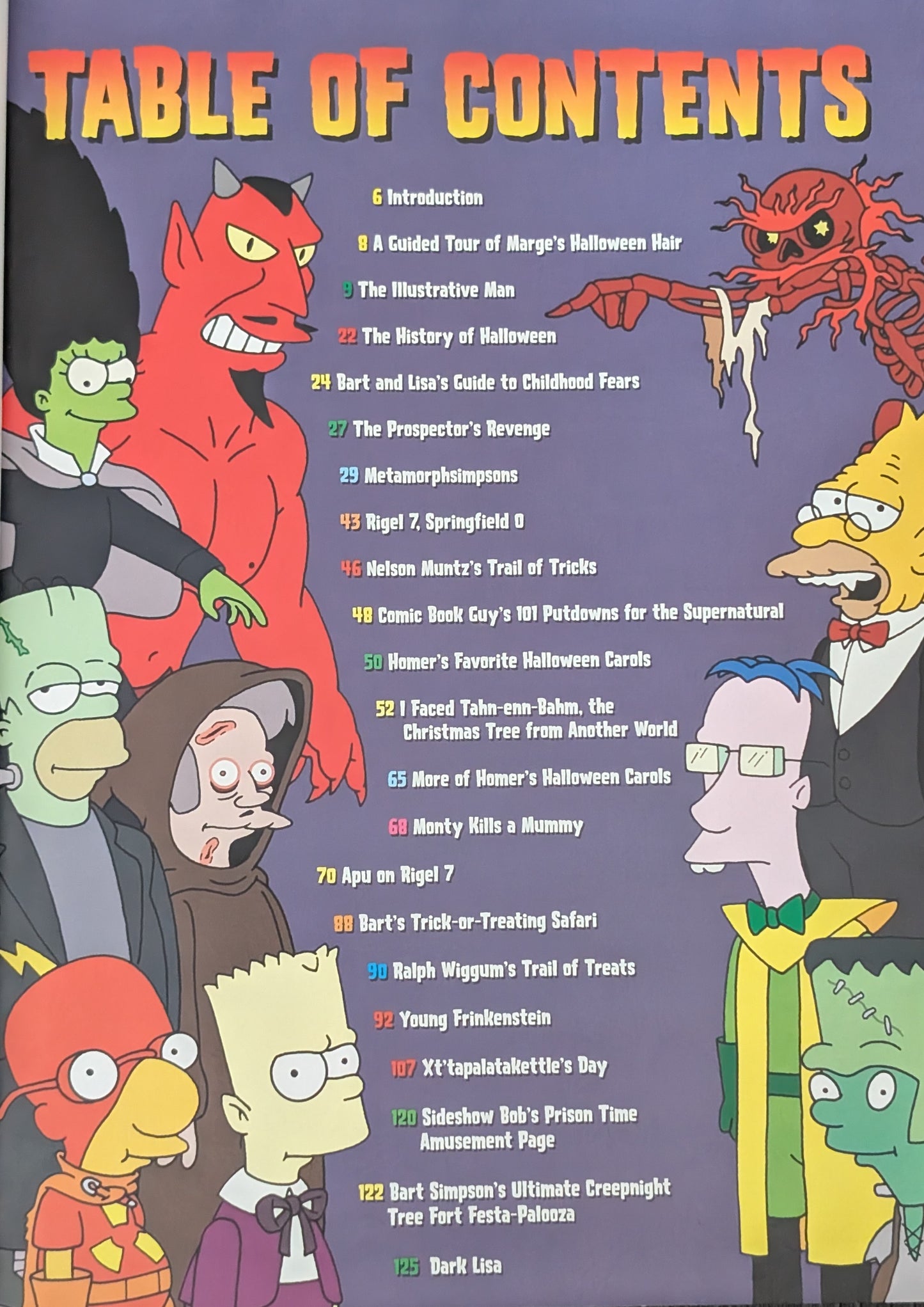 Bart Simpson's Treehouse of Horror: Spine-Tingling Spooktacular by Matt Groening