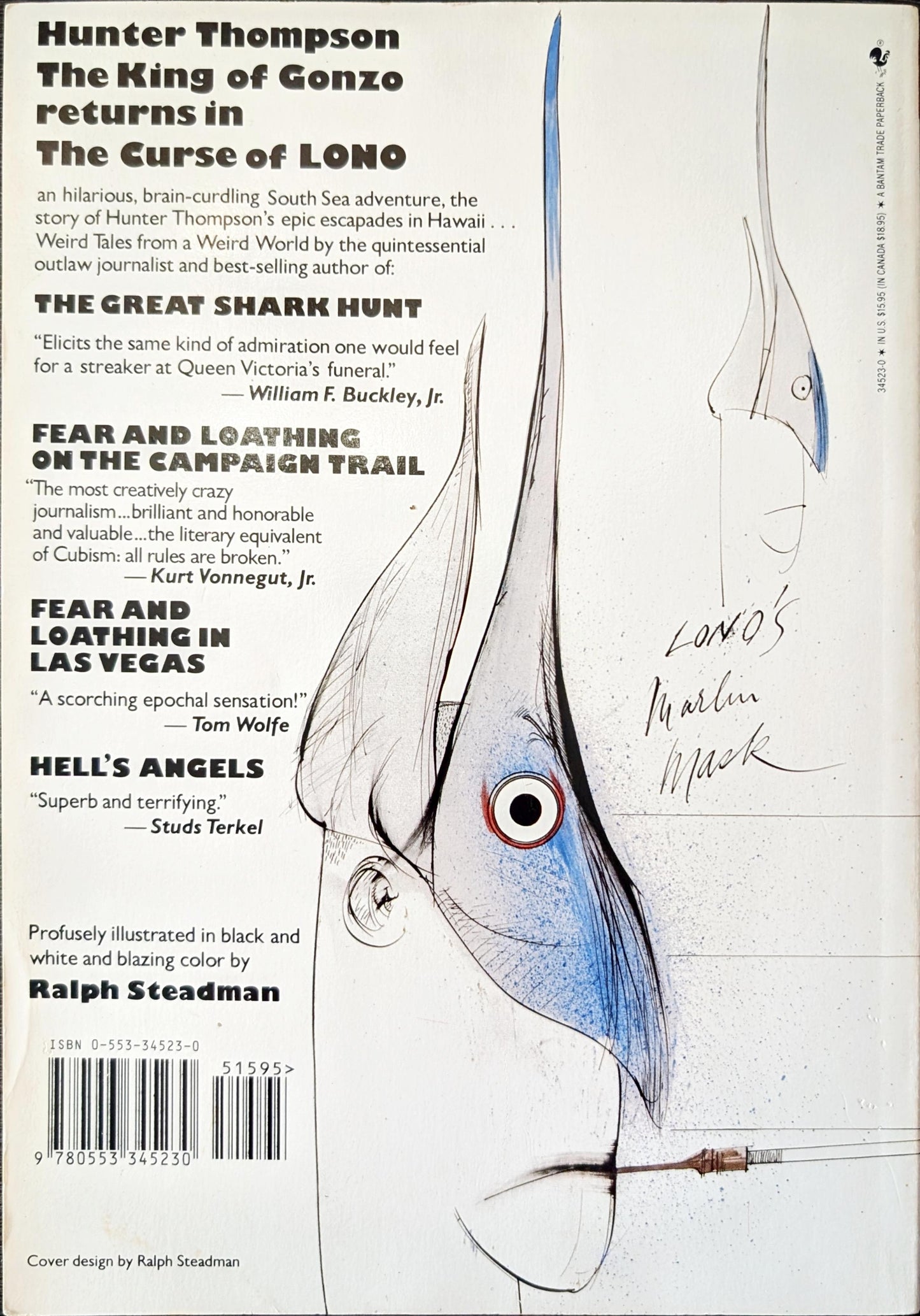 The Curse of Lono by Hunter S. Thompson and Ralph Steadman