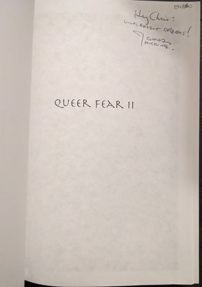 Queer Fear II edited by Michael Rowe (Signed by Various Authors)