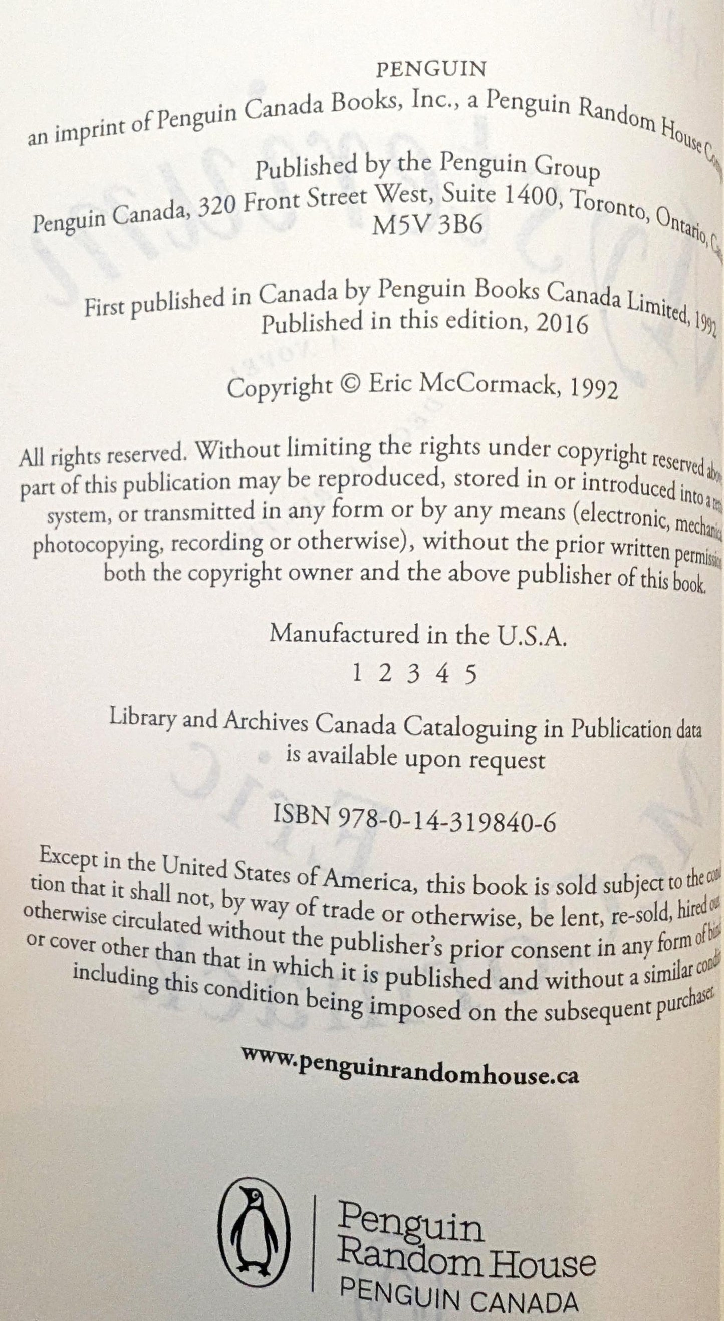 The Mysterium by Eric McCormack