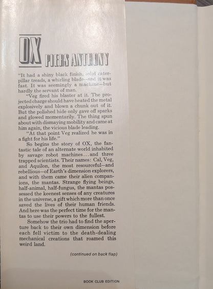 Ox by Piers Anthony