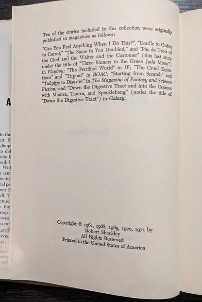 Can You Feel Anything When I Do This? And Other Stories by Robert Sheckley