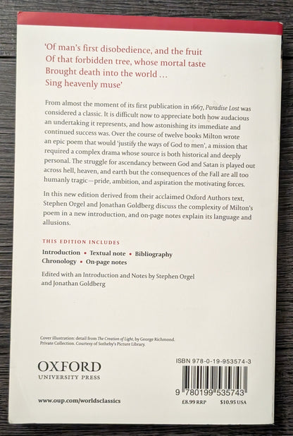 Paradise Lost by John Milton