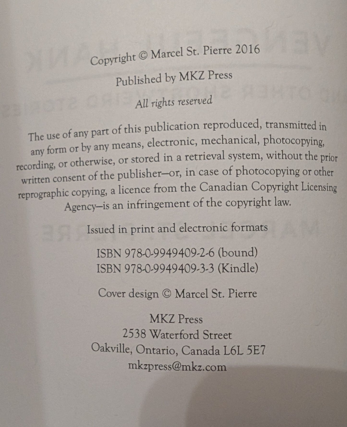 Vengeful Hank and Other Shortweird Stories by Marcel St. Pierre