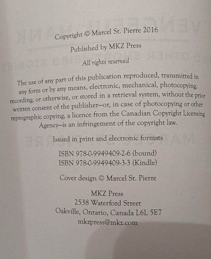 Vengeful Hank and Other Shortweird Stories by Marcel St. Pierre