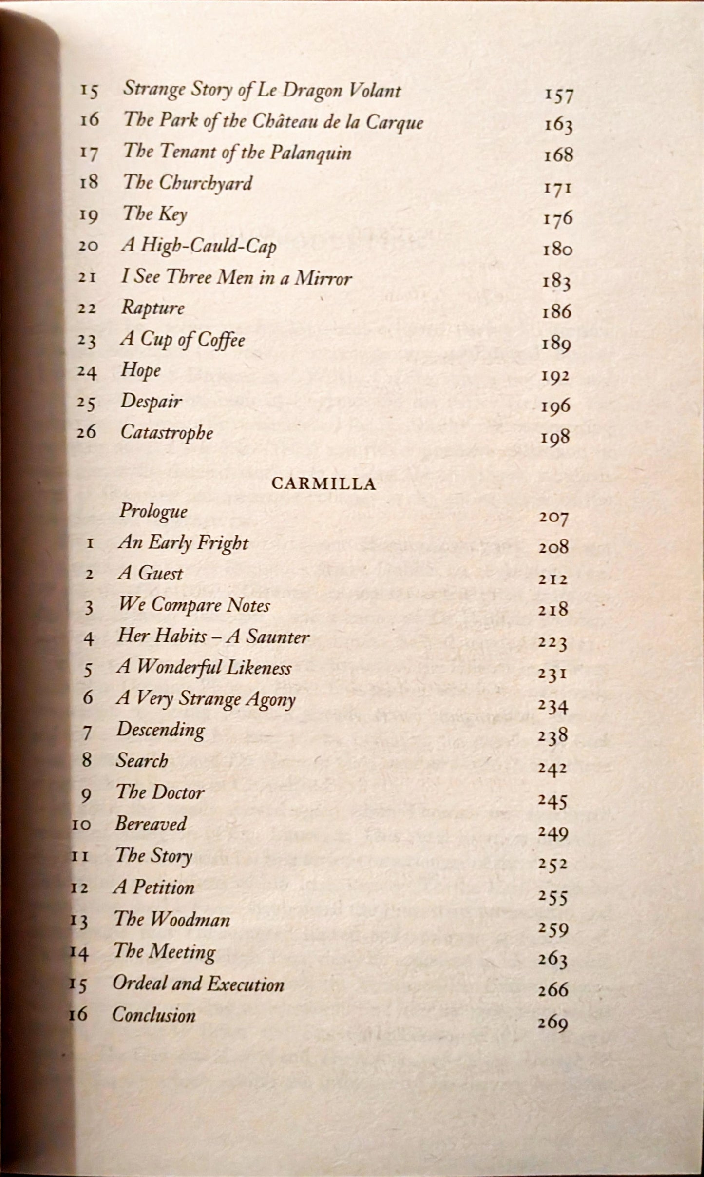 In a Glass Darkly by Sheridan Le Fanu
