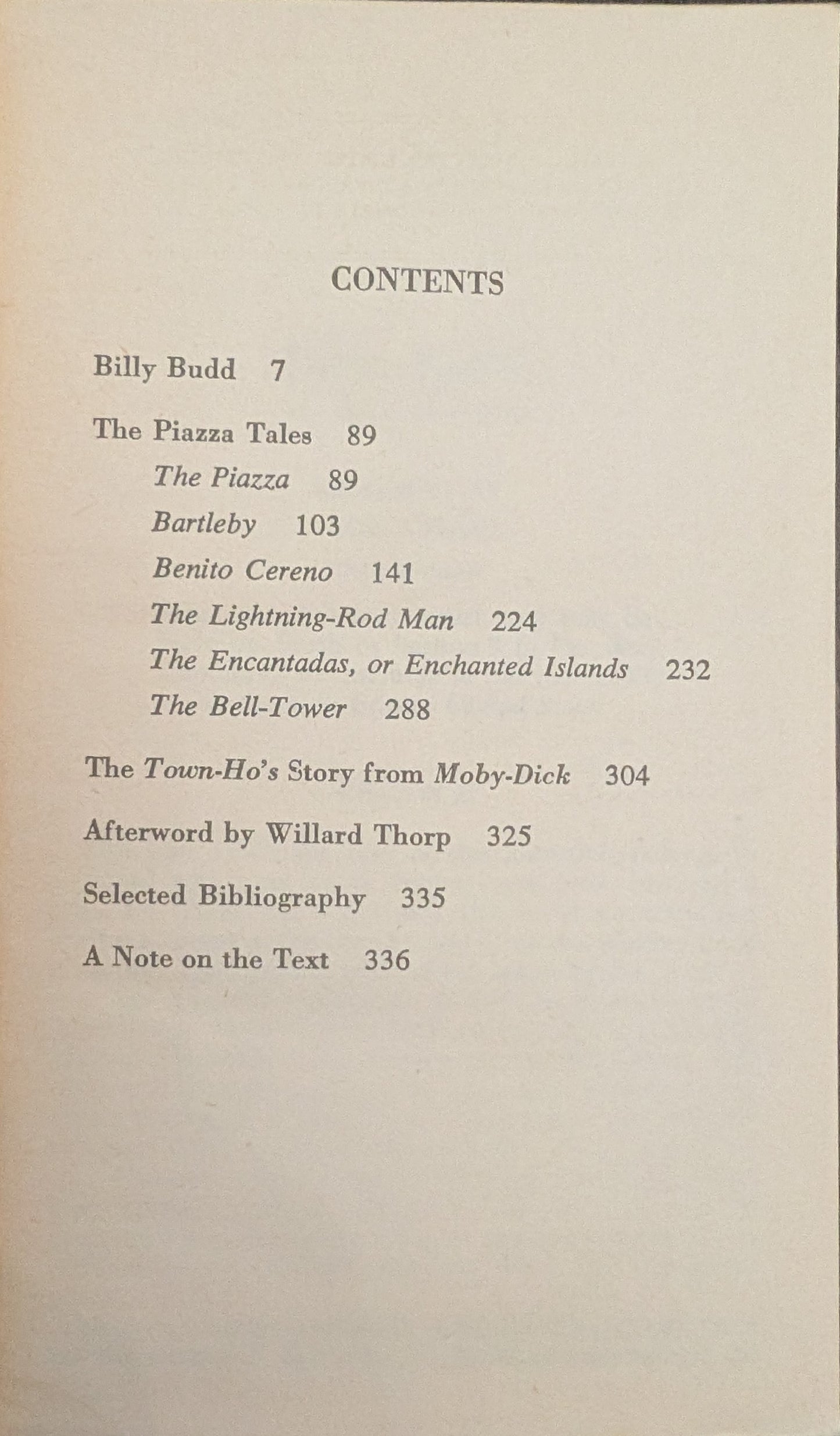 Billy Budd and Other Tales by Herman Melville