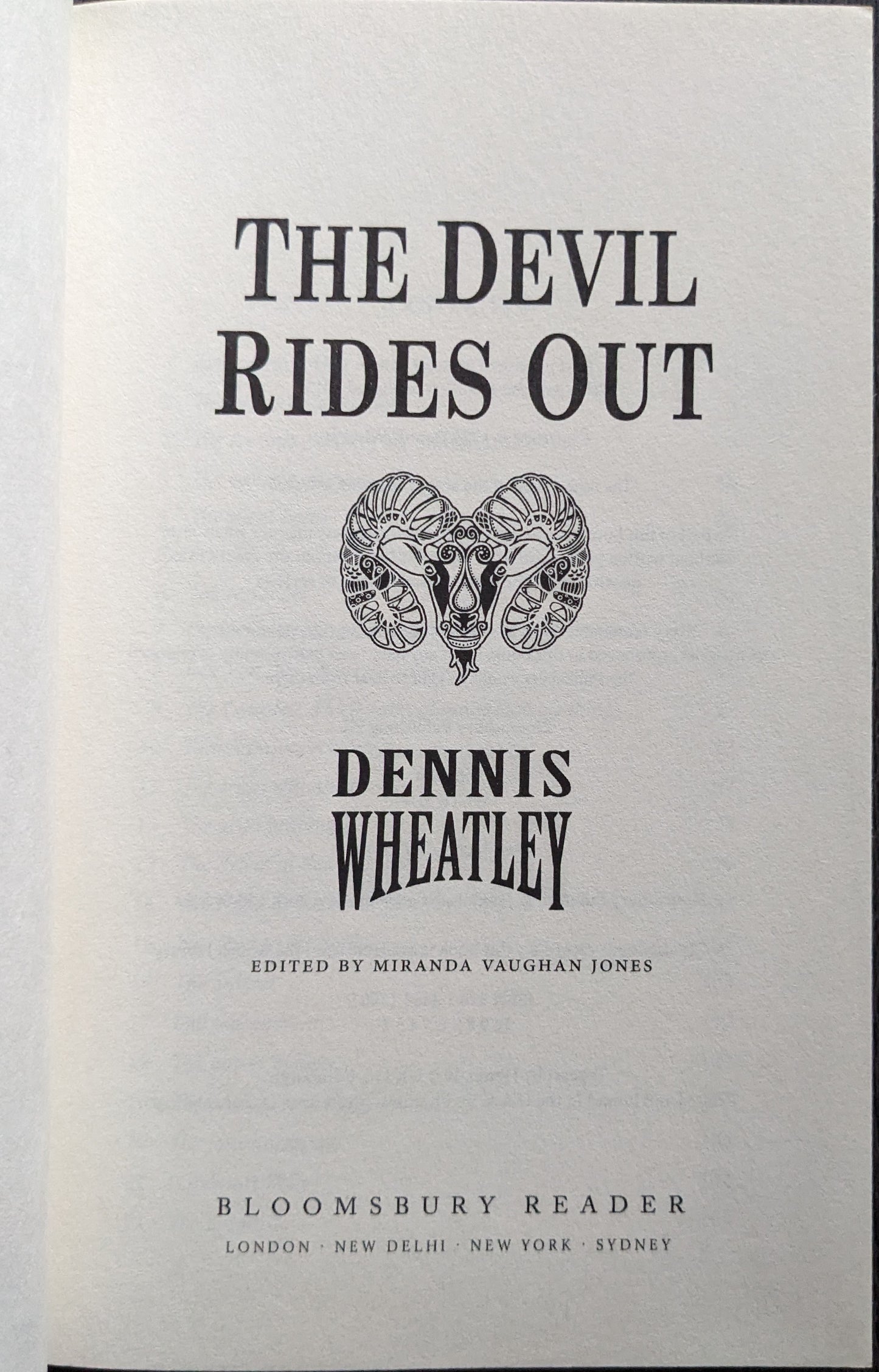 The Devil Rides Out by Dennis Wheatley