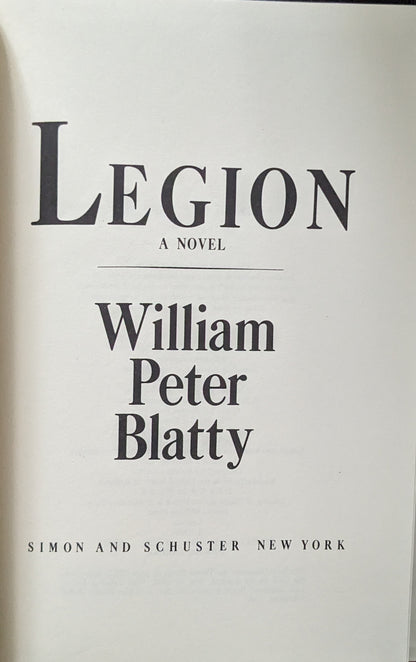 Legion by William Peter Blatty (Signed)