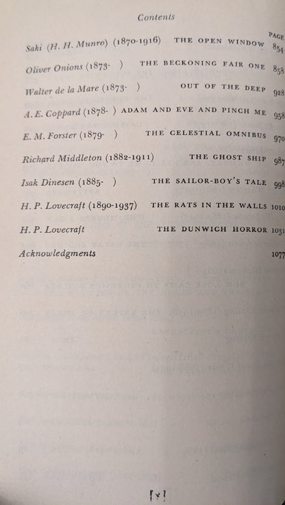 Great Tales of Terror and the Supernatural edited by Herbert A. Wise and Phyllis Fraser