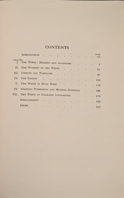 The History of Witchcraft and Demonology by Montague Summers