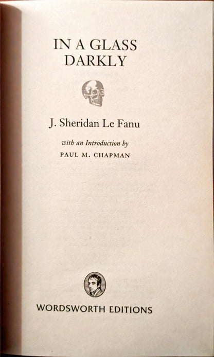 In a Glass Darkly by Sheridan Le Fanu