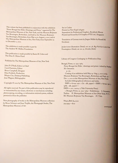 Pieter Bruegel the Elder: Drawings and Prints edited by Nadine M. Orenstein