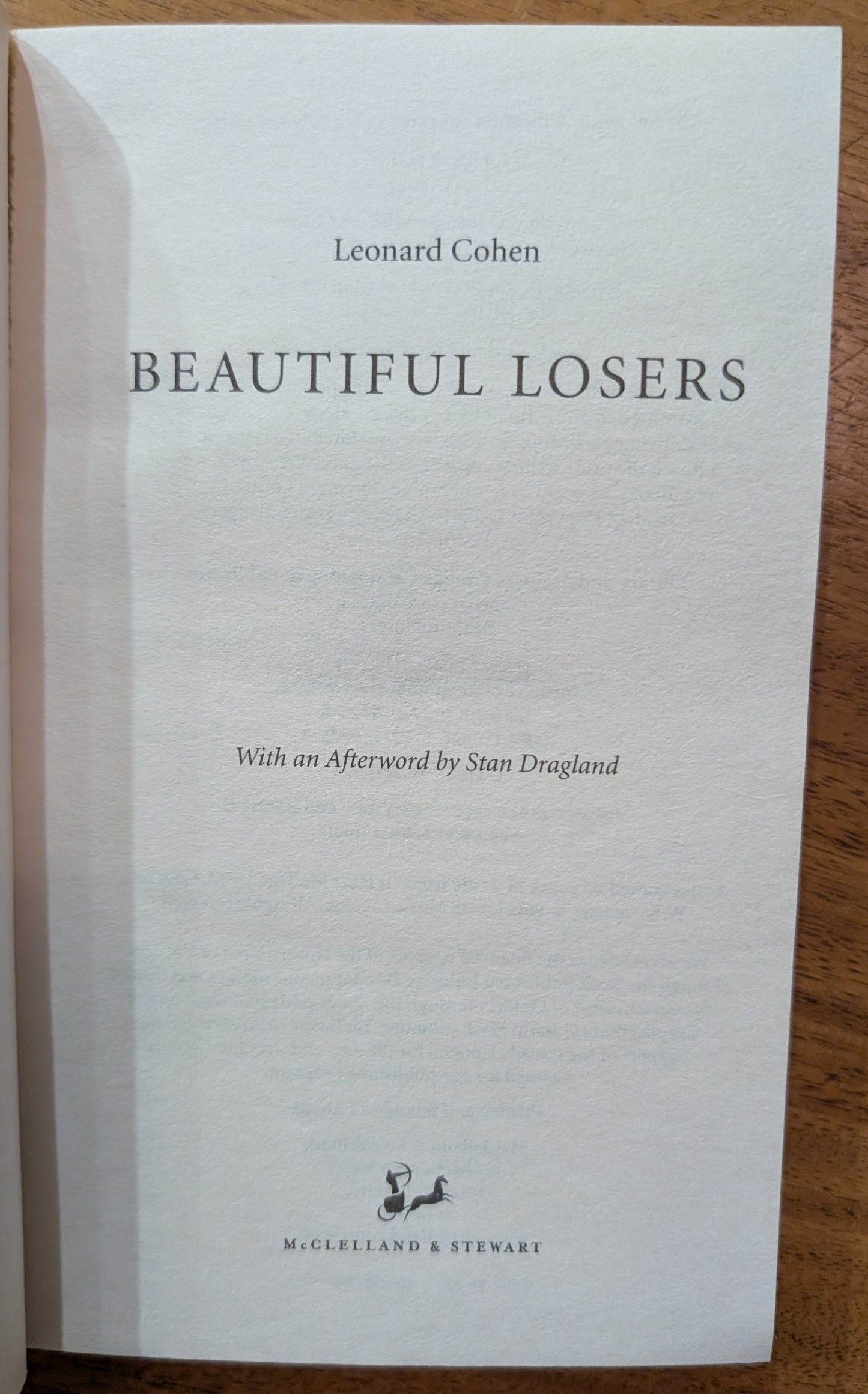 Beautiful Losers by Leonard Cohen