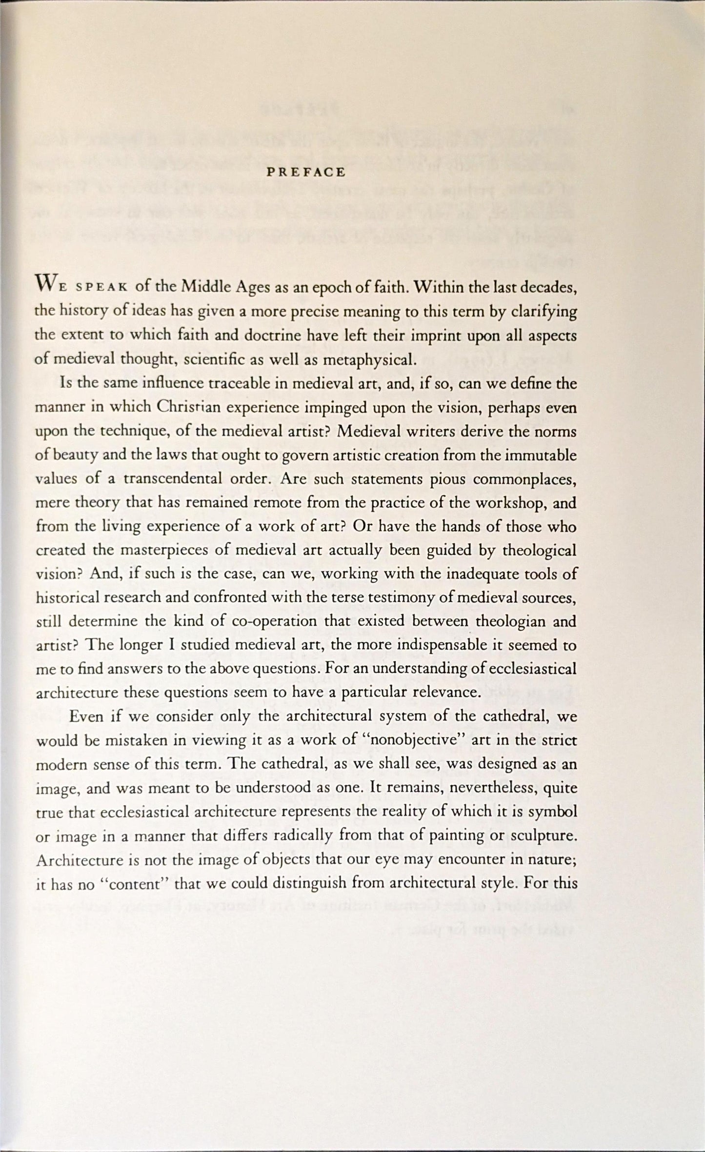 The Gothic Cathedral: Origins of Gothic Architecture & the Medieval Concept of Order by Otto von Simson