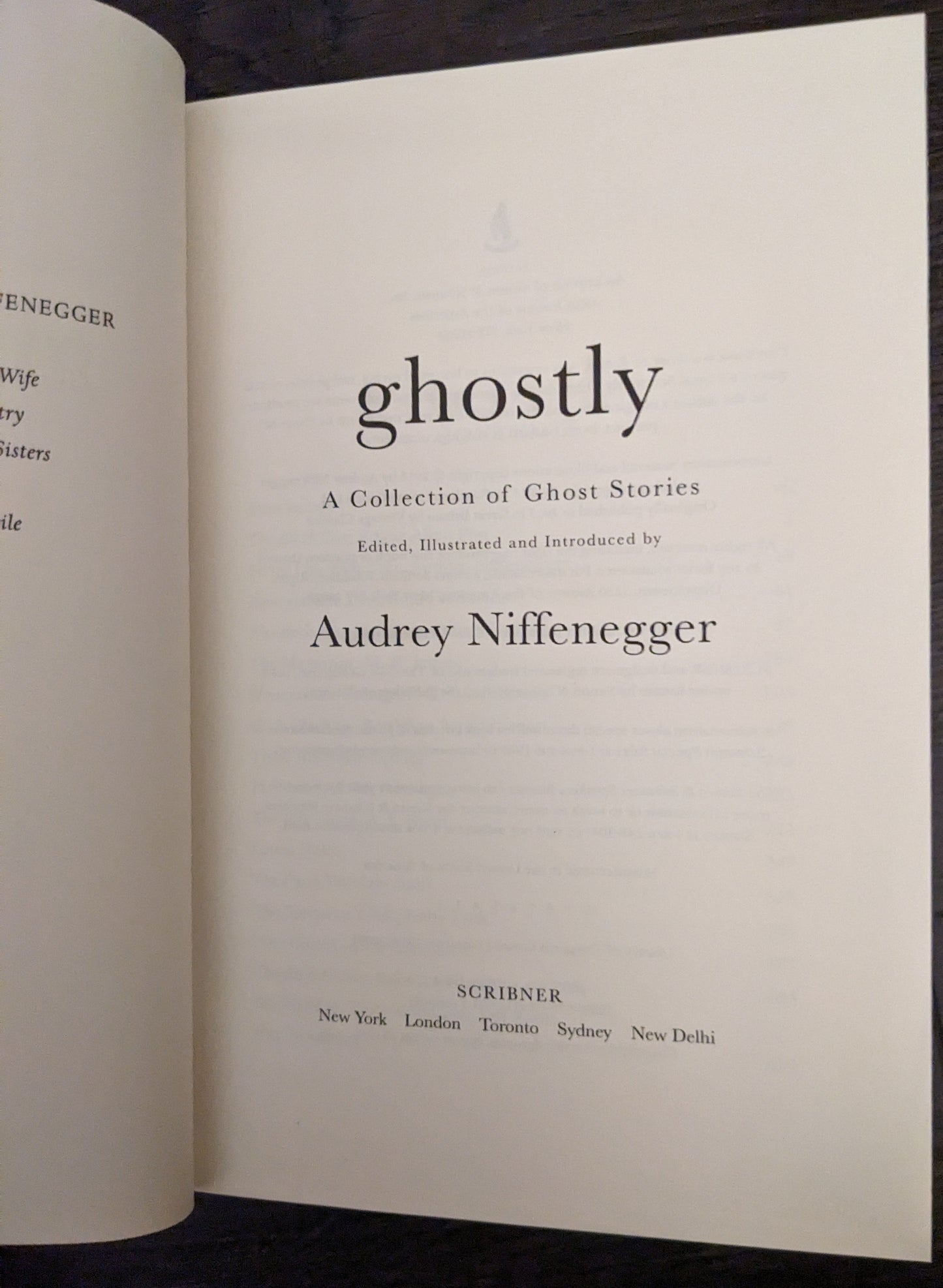 Ghostly: A Collection of Ghost Stories by Audrey Niffenegger