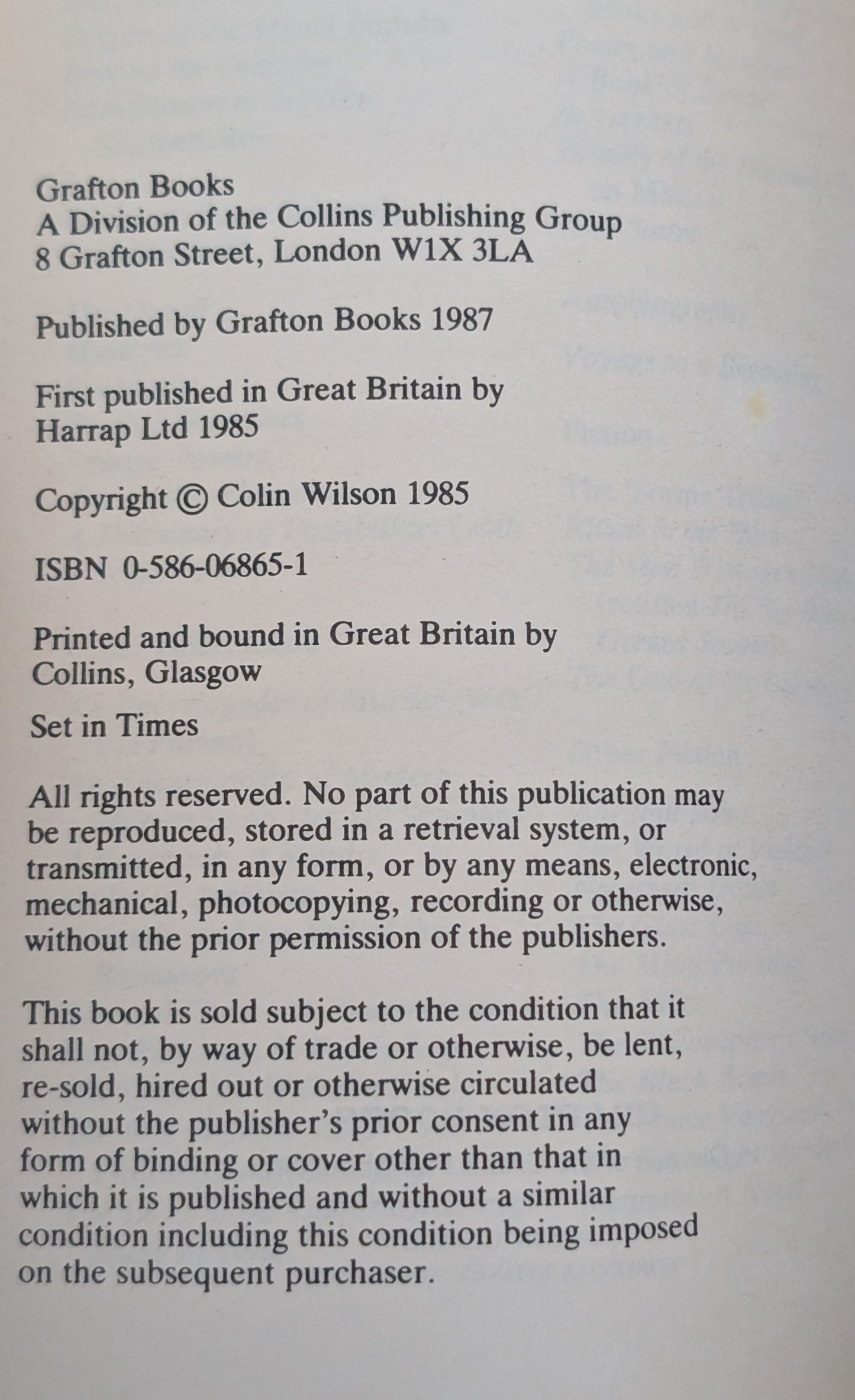 Essential Colin Wilson
