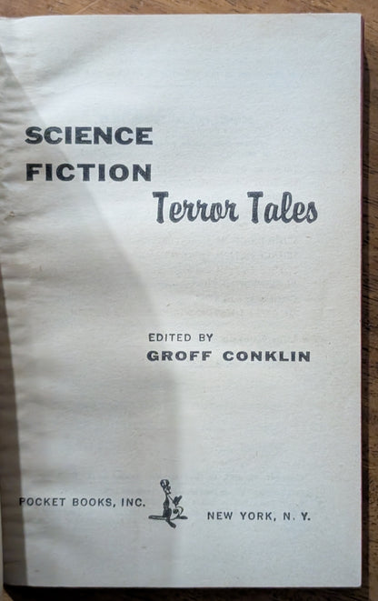 Science Fiction Terror Tales edited by Groff Conklin