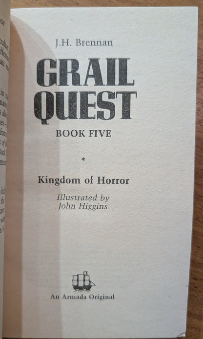 Grail Quest: Kingdom of Horror by J.H Brennan