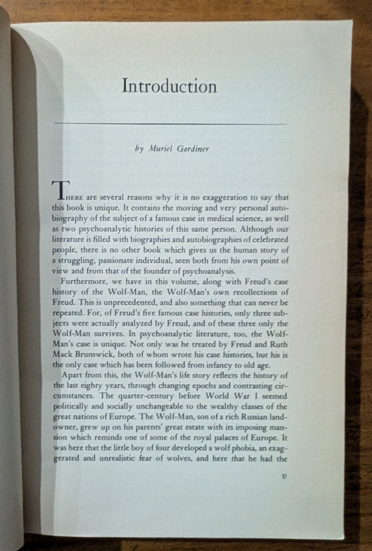 The Wolf-Man by The Wolf-Man ed. Muriel Gardiner