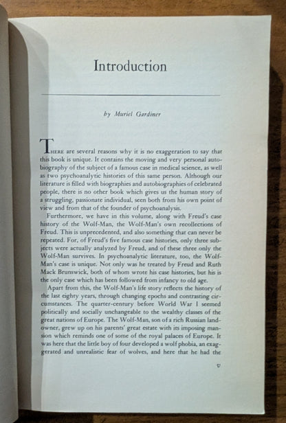 The Wolf-Man by The Wolf-Man ed. Muriel Gardiner