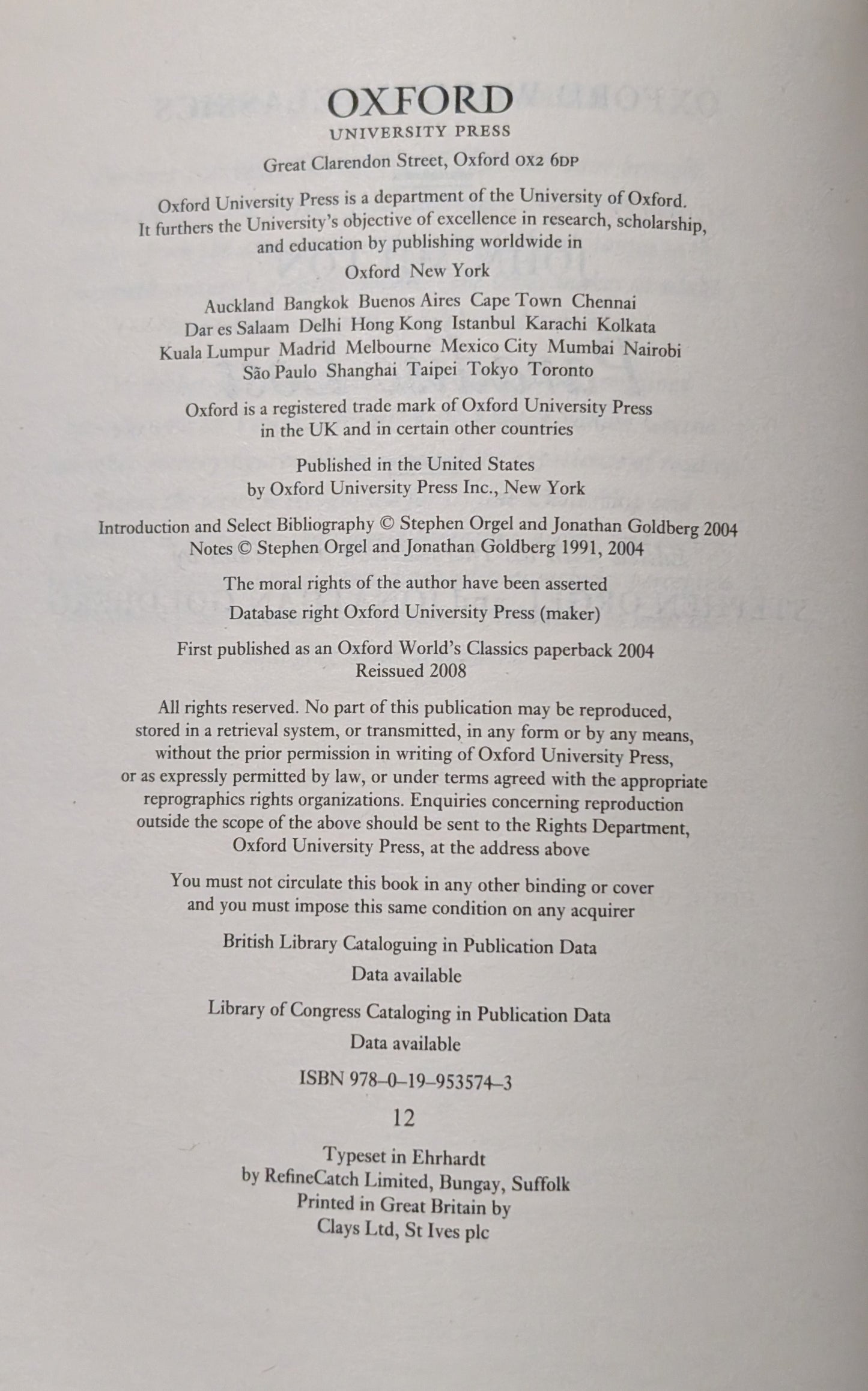 Paradise Lost by John Milton