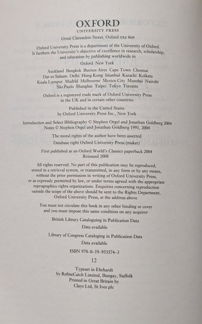 Paradise Lost by John Milton