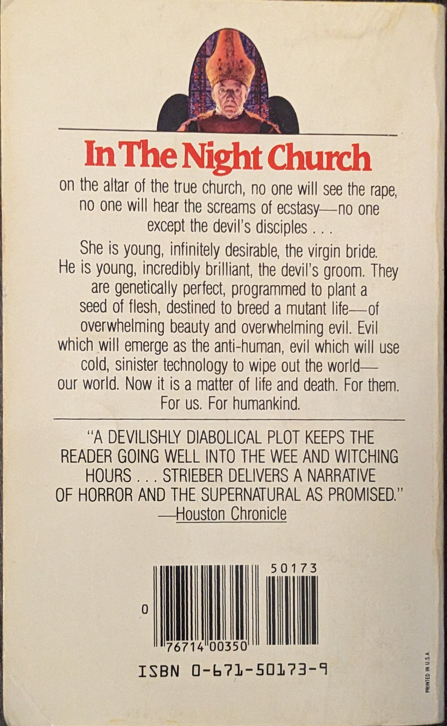 The Night Church by Whitley Strieber