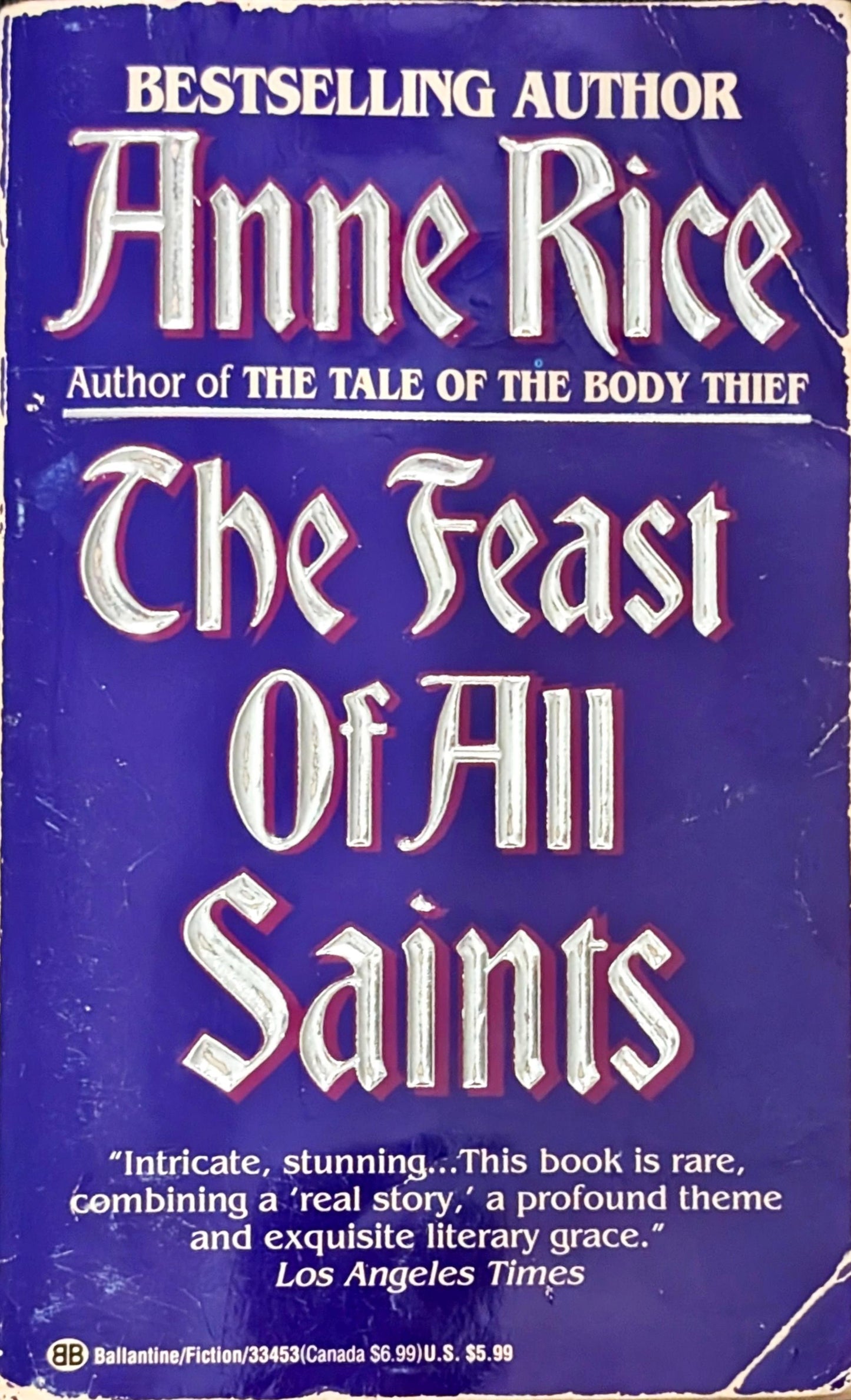 The Feast of All Saints by Anne Rice